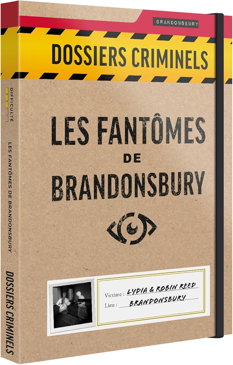 Dossiers Criminels - Les Fantômes de Brandonsbury : Découvrez Les Secrets Obscurs d'un Hôtel Maudit - Jeu de Societe Escape Game - Jeu d’Enquête Immersif et Collaboratif - 1-6 Joueurs