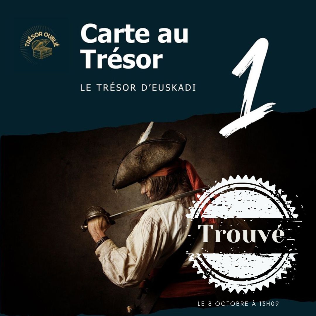 Chasse au trésor - Le Trésor d'Euskadi a été découvert