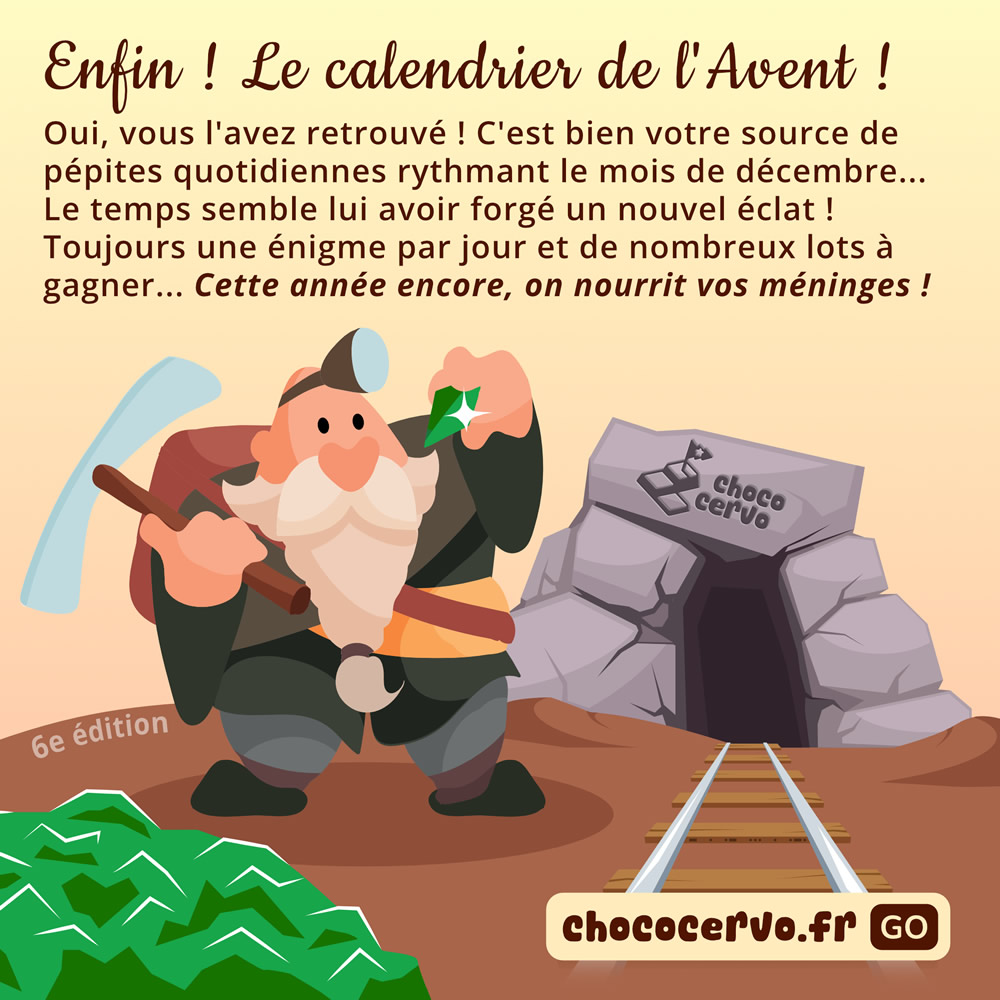 ChocoCervo - Calendrier de l'Avent d'énigmes