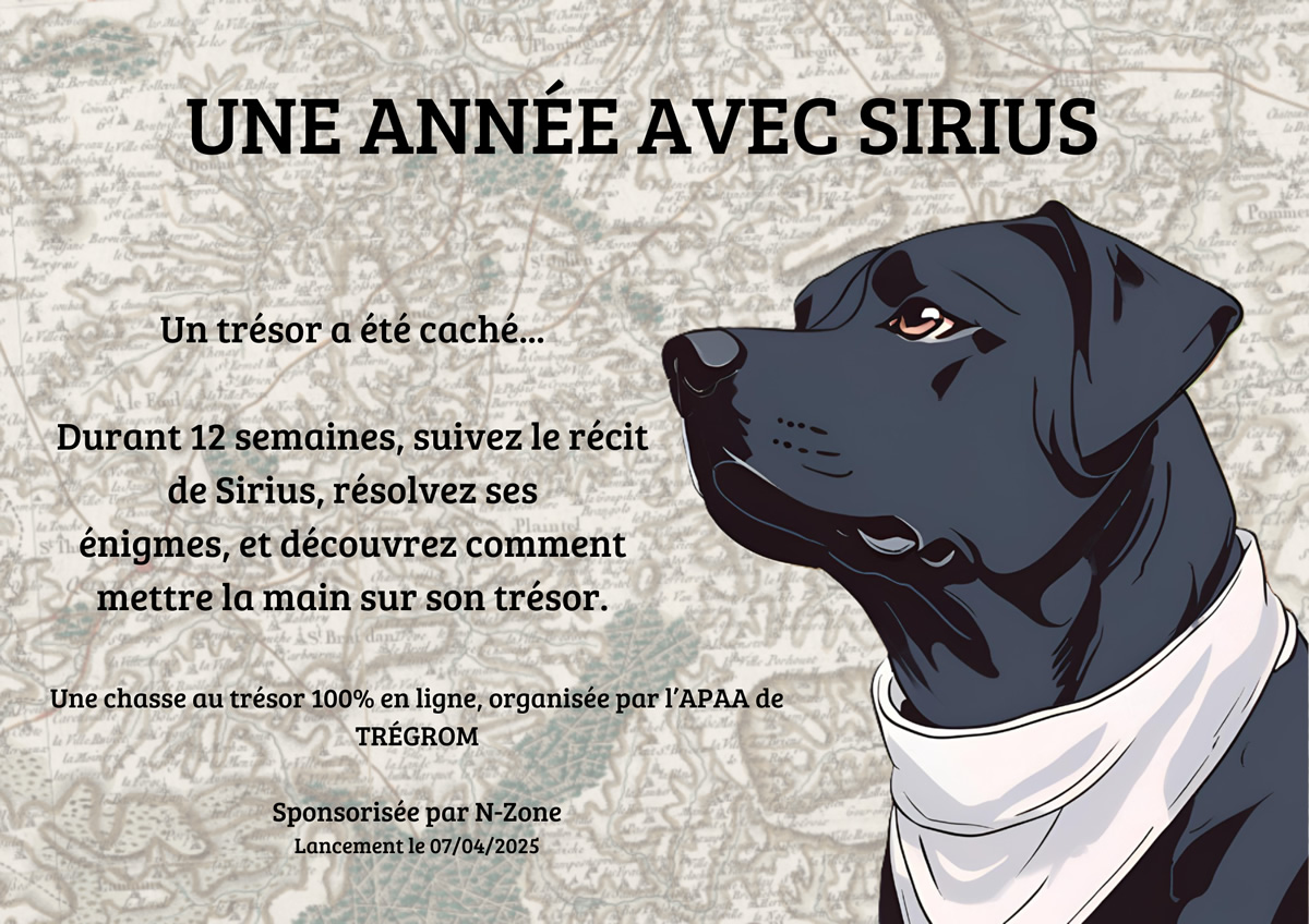 Un trésor a été caché... Une Année avec Sirius